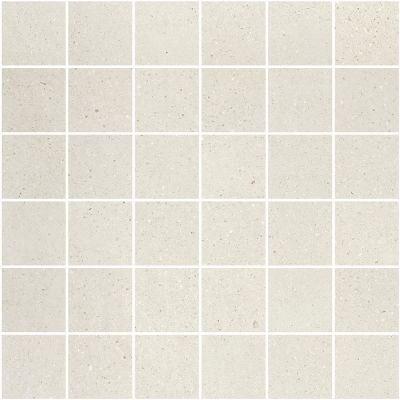United Tile Cement Block White CementBlockWhite122410mmGlossyMosaicCement