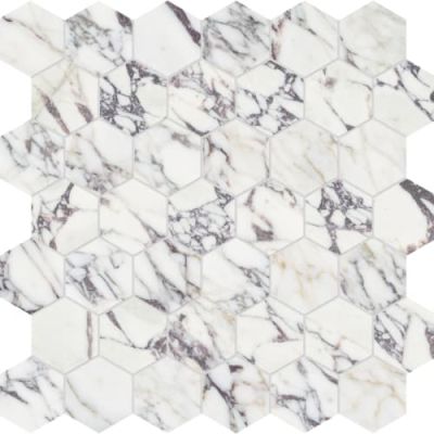 Anatolia Viola Roccia Hexagon Mosaic Honed 5001-0321-0