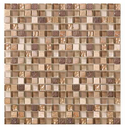 Mohawk Stone Pecan Taupe T787-ST19-12×12-AccentTile-Stone