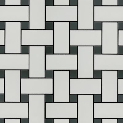 Portico Ankara Bay White/Black Matte T888P-CSH0M