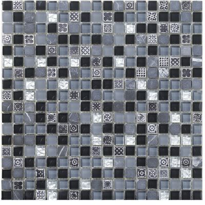 Mohawk Stone Black Cloud T787F-ST17-12×12-AccentTile-Stone