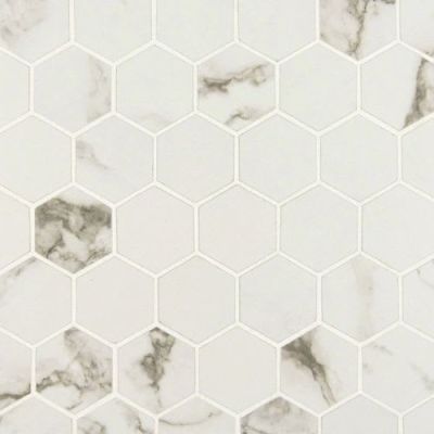 Pietra MSI Tile  Stone,Hexagon Statuario NSTA2X2HEX-N