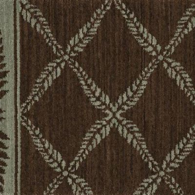 Nourison Chateau Normandy No01 Brown/Green Bordeaux 1-NO01BRGRNBR1302WV