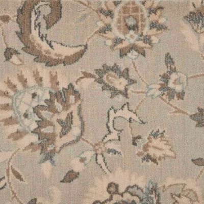 Nourison Grand Parterre Kashan Elite Mist 1-PT01MISTBR1309WV