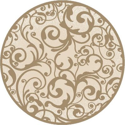 Radici USA Pisa 1845 Ivory 5’3″ x 5’3″ Round 18450034IVORY