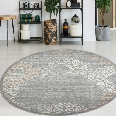 Radici USA Pisa 3471 Grey 7’10” x 7’10” Round 34710025GREY