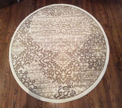 Radici USA Pisa 3471 Bone 7’10” x 7’10” Round 34710035BONE