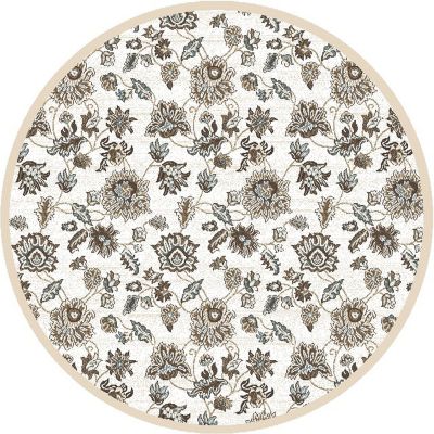 Radici USA Pisa 3475 Bone 7’10” x 7’10” Round 34750025BONE