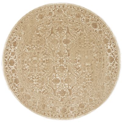Radici USA Colosseo 3564 Bone 5’3″ x 5’3″ Round 35640024BONE