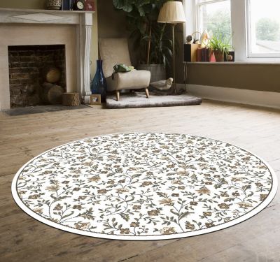 Radici USA Pisa 6674 Bone 5’3″ x 5’3″ Round 66740024BONE