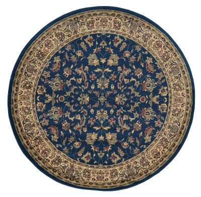 Radici USA Castello 953 Navy 5’3″ x 5’3″ Round 9531346NAVY
