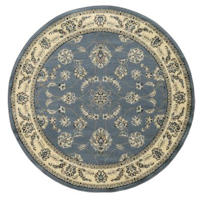 Radici USA Alba 1596 Grey/Blue 5’3″ x 5’3″ Round 15965025GREYBLUE