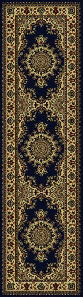 Radici USA Castello 1191 Navy 2’2″ x 7’7″ Runner 11912244NAVY