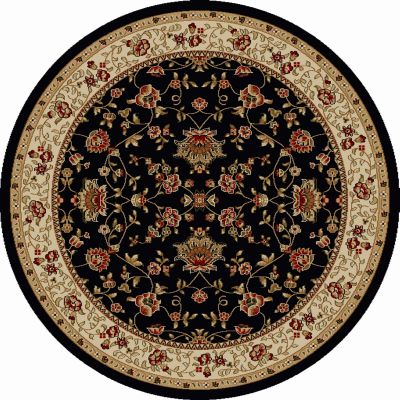 Radici USA Como 1597 Black 8’0″ x 8’0″ Round 15971416BLACK