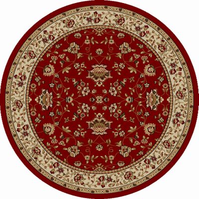 Radici USA Como 1597 Red 5’3″ x 5’3″ Round 15971435RED