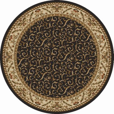 Radici USA Como 1599 Brown 5’3″ x 5’3″ Round 15991525BROWN