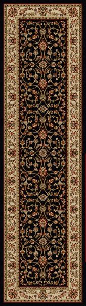 Radici USA Como 1596 Black 2’2″ x 7’7″ Runner 15961314BLACK