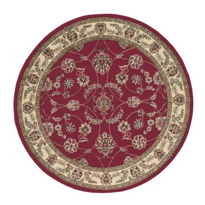 Radici USA Como 1596 Red 5’3″ x 5’3″ Round 15961335RED