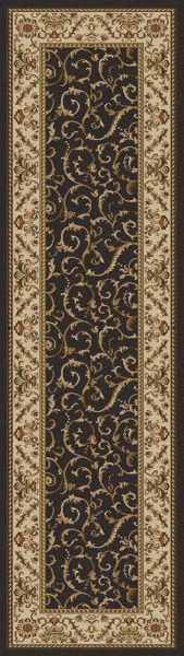 Radici USA Como 1599 Black 2’2″ x 7’7″ Runner 15991514BLACK