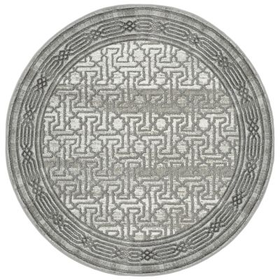 Radici USA Davide 1231 Grey 5’3″ x 5’3″ Round 12311015GREY