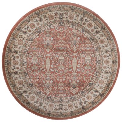 Radici USA Garda 3812 Terracotta 5’3″ x 5’3″ Round 38121034TERRACOTTA