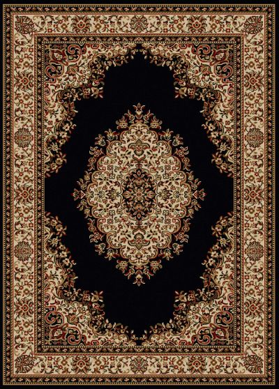 Radici USA Como 1595 Black 5’5″ x 7’7″ 15951211BLACK