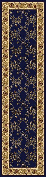 Radici USA Noble 1427 Navy 2’2″ x 8’0″ Runner 14271744NAVY
