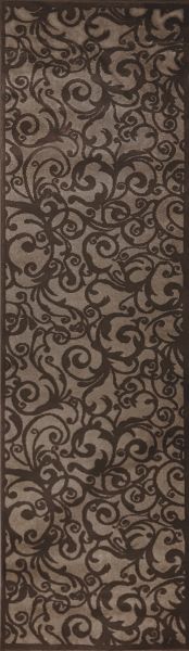 Radici USA Pisa 1845 Brown 2’2″ x 7’7″ Runner 18450043BROWN