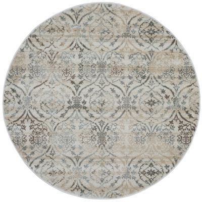 Radici USA Pisa 3746 Bone 5’3″ x 5’3″ Round 37461024BONE