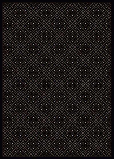 Radici USA Como Contemporary black 3’3″ x 4’11” 7821610BLACK