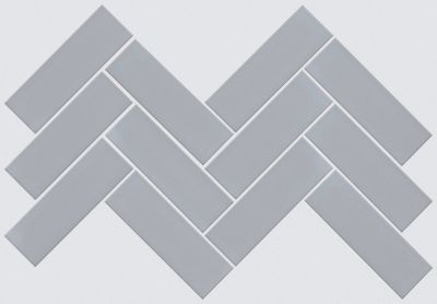 Shaw Floors Ceramic Solutions Grandeur Herringbone Matte Glacier 00400_416TS