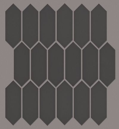 Shaw Floors Ceramic Solutions Grandeur Picket Matte Carbon 00950_424TS