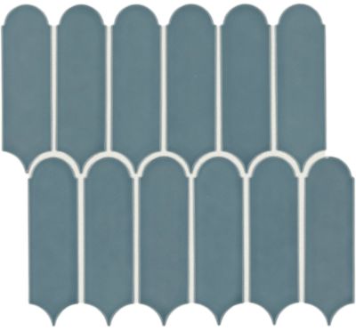 Shaw Floors Ceramic Solutions Inverse Aspect Elongated Fan Smoky Blue 00400_519TS