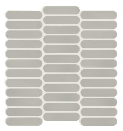 Shaw Floors Ceramic Solutions Inverse Aspect 4″ Rounded Mos Modern Grey 00500_520TS