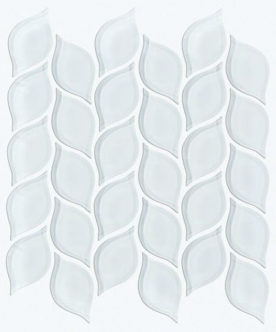 Shaw Floors Ceramic Solutions Cardinal Petal Glass Mosaic Ice 00100_CS19Z