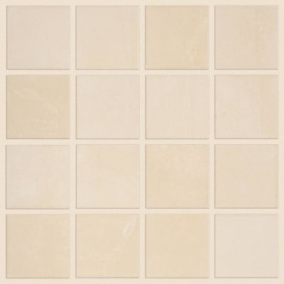 Shaw Floors Ceramic Solutions Colonnade 3x3mosaic Parchment 00601_CS22A