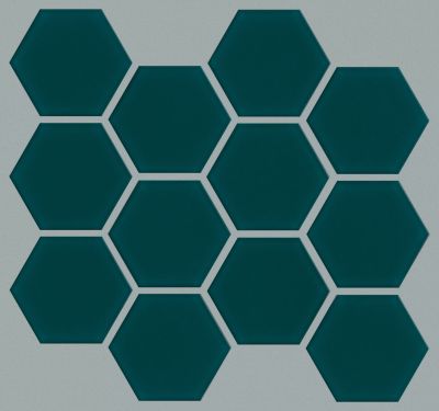 Shaw Floors Home Fn Gold Ceramic Unrivaled 3″ Hex Viridian 00430_TG26G