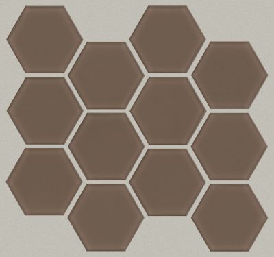 Shaw Floors Home Fn Gold Ceramic Unrivaled 3″ Hex Balanced Taupe 00700_TG26G