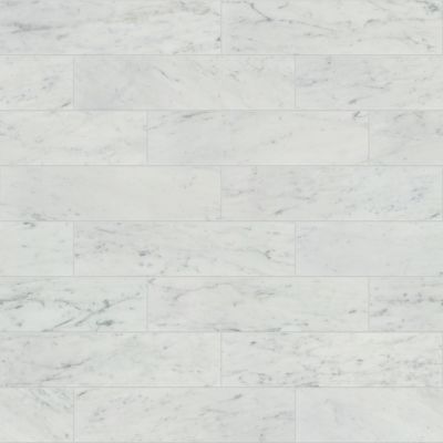 Shaw Floors Home Fn Gold Ceramic Estate 4×16 Bianco Carrara 00150_TG85B