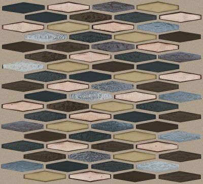 Shaw Floors Home Fn Gold Ceramic Molten Stretch Hexagon Glass Bronze 00675_TGJ84