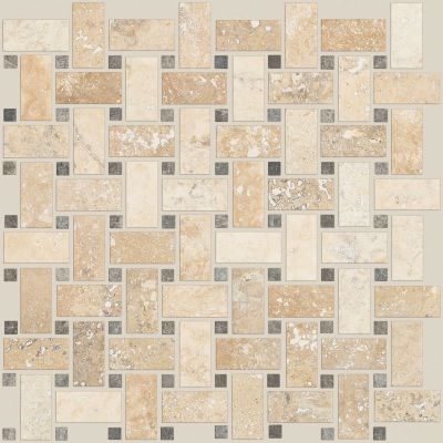 Shaw Floors Home Fn Gold Ceramic Del Ray Basketweave Mosaic Spinnaker 00270_TGL27