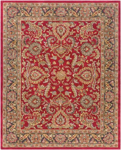 Surya Middleton2062 Red/Gold 5’0″ x 8’0″ Middleton2062-Red/Gold-Rectangular-50×80