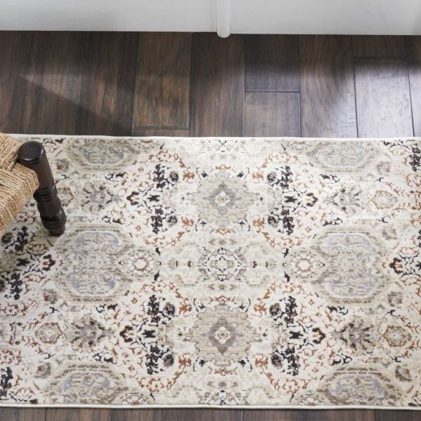 Area Rug Nourison Home Silver Screen Grey/Slate Flooring Liquidators