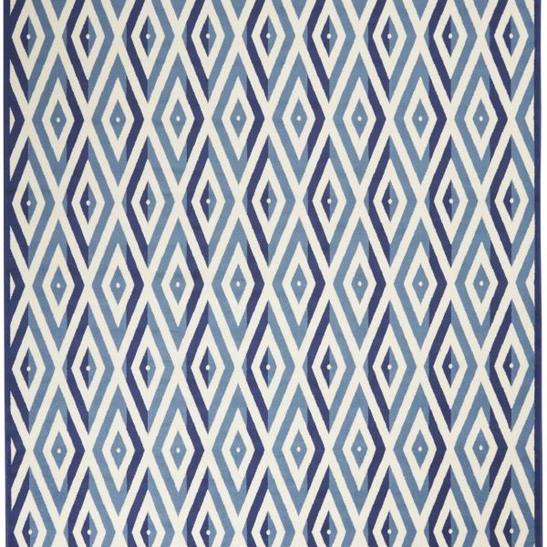 Area Rug Nourison Home Grafix White Blue Flooring Liquidators
