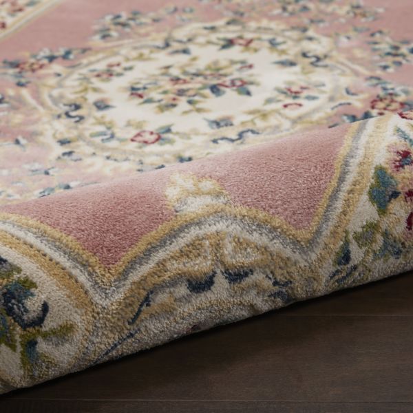 Area Rug Nourison Aubusson Pink Flooring Liquidators