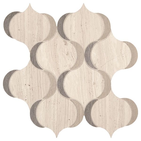 Marazzi Castellina Stone Mosaics Gray And Fawn