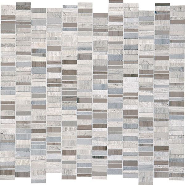 Daltile Decorative Accents Chenille White/Silver Screen