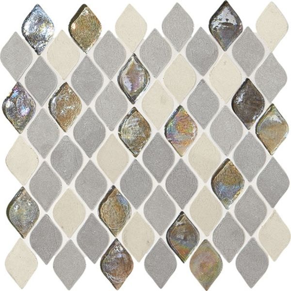 Daltile Decorative Accents Gris Et Blanc