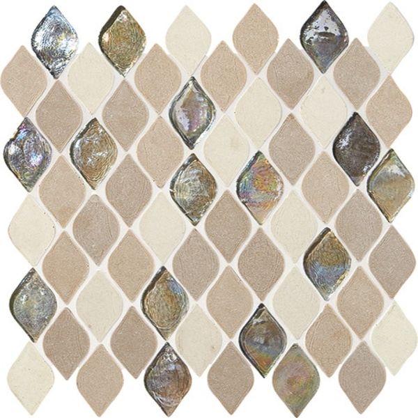 Daltile Decorative Accents Blanc Et Beige