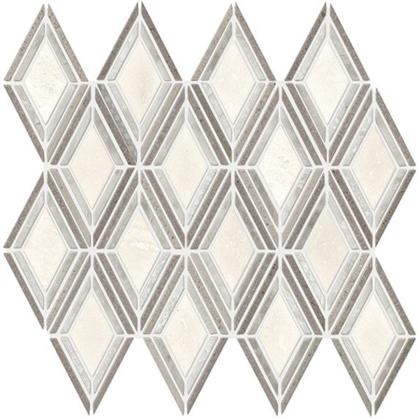 Daltile Decorative Accents Argyle Blend Gray